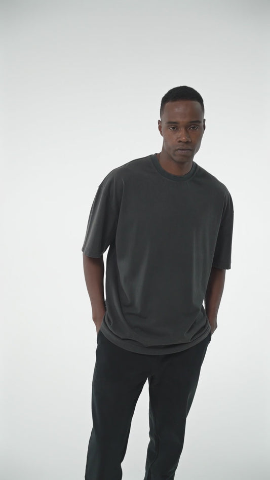 Washed Black Oversize T-Shirt